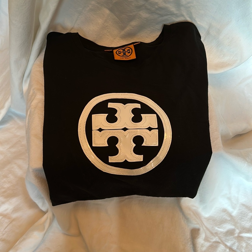 Authentic Tory Burch Short Sleeve Logo T-Shirt